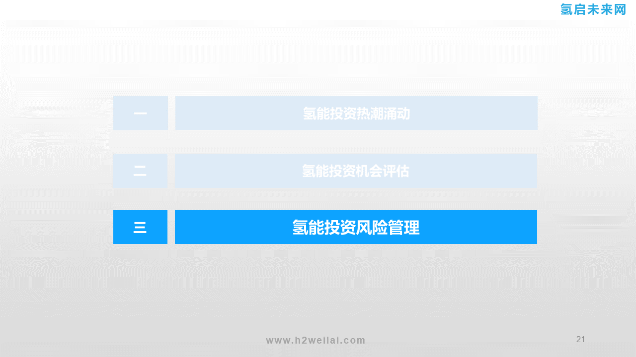 氫能投資機(jī)會(huì)研究